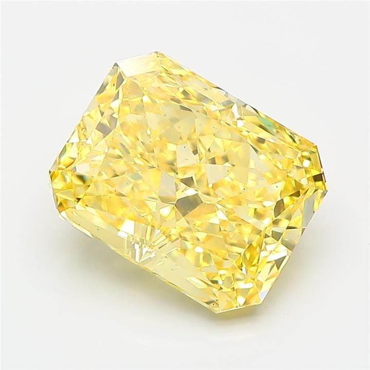 Loose Diamond - RADIANT 3.72ct Fancy Vivid Yellow VS2: Loose Diamond - RADIANT 3.72ct Fancy Vivid Yellow VS2 Source: This is a real non-mined Diamond that has been grown in a lab Shape: RADIANT Carats: 3.72 Color: Fancy Vivid Yellow Certification: IGI Vid