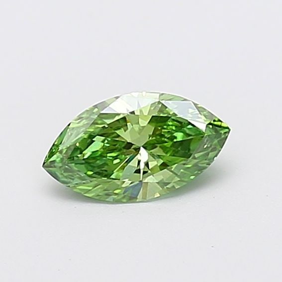 Loose Diamond - MARQUISE 0.56ct Fancy Vivid Green VS1: Loose Diamond - MARQUISE 0.56ct Fancy Vivid Green VS1 Source: This is a real non-mined Diamond that has been grown in a lab Shape: MARQUISE Carats: 0.56 Color: Fancy Vivid Green Certification: IGI Vid