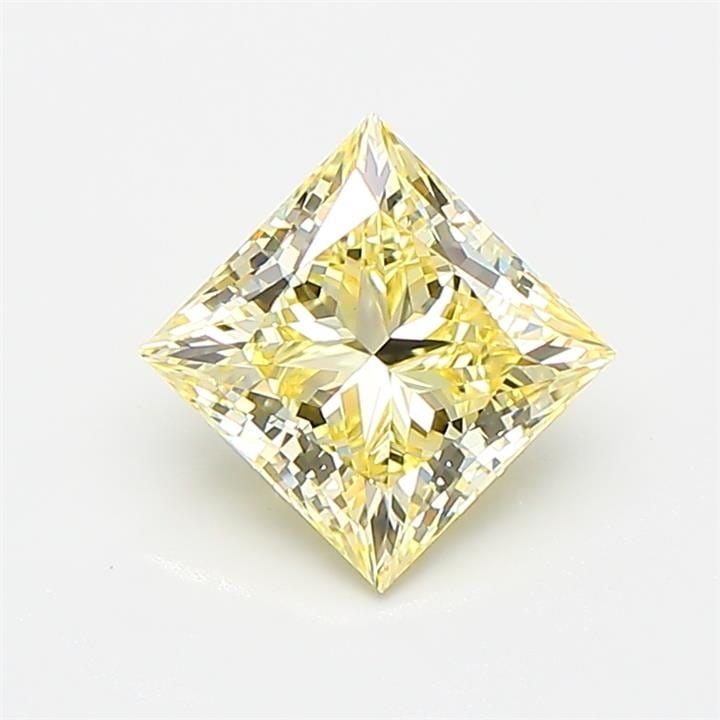 Loose Diamond - PRINCESS 1.08ct Fancy Yellow VS1: Loose Diamond - PRINCESS 1.08ct Fancy Yellow VS1 Source: This is a real non-mined Diamond that has been grown in a lab Shape: PRINCESS Carats: 1.08 Color: Fancy Yellow Certification: IGI Video: