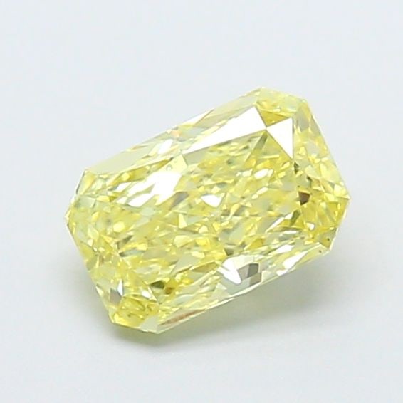 Loose Diamond - RADIANT 0.95ct Fancy Intense Yellow VS2: Loose Diamond - RADIANT 0.95ct Fancy Intense Yellow VS2 Source: This is a real non-mined Diamond that has been grown in a lab Shape: RADIANT Carats: 0.95 Color: Fancy Intense Yellow Certification: IGI