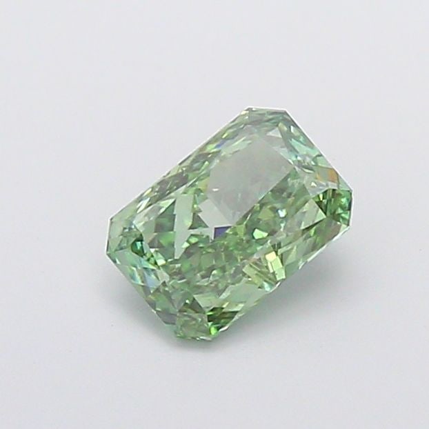 Loose Diamond - RADIANT 1.09ct Fancy Vivid Green VS2: Loose Diamond - RADIANT 1.09ct Fancy Vivid Green VS2 Source: This is a real non-mined Diamond that has been grown in a lab Shape: RADIANT Carats: 1.09 Color: Fancy Vivid Green Certification: IGI Video