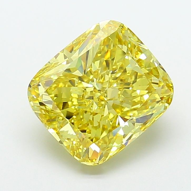 Loose Diamond - CUSHION MODIFIED 7.01ct Fancy Vivid Yellow VS1: Loose Diamond - CUSHION MODIFIED 7.01ct Fancy Vivid Yellow VS1 Source: This is a real non-mined Diamond that has been grown in a lab Shape: CUSHION MODIFIED Carats: 7.01 Color: Fancy Vivid Yellow Cert