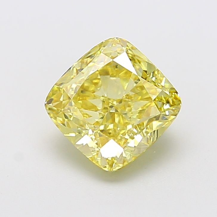 Loose Diamond - CUSHION MODIFIED 3.05ct Fancy Intense Yellow VS1: Loose Diamond - CUSHION MODIFIED 3.05ct Fancy Intense Yellow VS1 Source: This is a real non-mined Diamond that has been grown in a lab Shape: CUSHION MODIFIED Carats: 3.05 Color: Fancy Intense Yellow 
