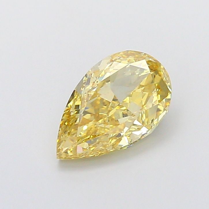 Loose Diamond - PEAR 3.02ct Fancy Intense Yellow VVS2: Loose Diamond - PEAR 3.02ct Fancy Intense Yellow VVS2 Source: This is a real non-mined Diamond that has been grown in a lab Shape: PEAR Carats: 3.02 Color: Fancy Intense Yellow Certification: IGI Vide
