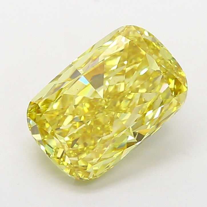 Loose Diamond - CUSHION MODIFIED 5.0ct Fancy Intense Yellow VS2: Loose Diamond - CUSHION MODIFIED 5.0ct Fancy Intense Yellow VS2 Source: This is a real non-mined Diamond that has been grown in a lab Shape: CUSHION MODIFIED Carats: 5.0 Color: Fancy Intense Yellow