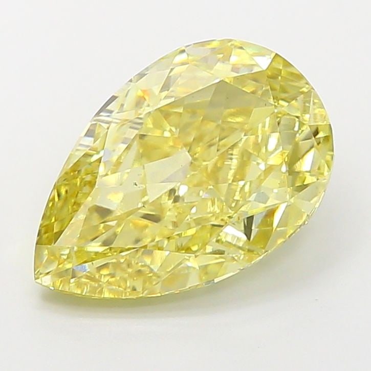 Loose Diamond - PEAR 4.08ct Fancy Intense Yellow VS1: Loose Diamond - PEAR 4.08ct Fancy Intense Yellow VS1 Source: This is a real non-mined Diamond that has been grown in a lab Shape: PEAR Carats: 4.08 Color: Fancy Intense Yellow Certification: IGI Video