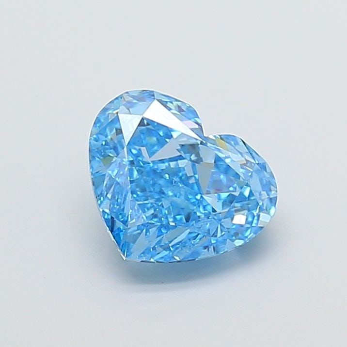 Loose Diamond - HEART 2.01ct Fancy Vivid Blue VS1: Loose Diamond - HEART 2.01ct Fancy Vivid Blue VS1 Source: This is a real non-mined Diamond that has been grown in a lab Shape: HEART Carats: 2.01 Color: Fancy Vivid Blue Certification: IGI Video:
