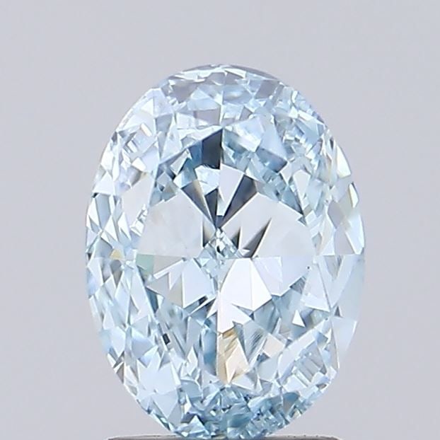 Loose Diamond - OVAL 1.29ct Fancy Intense Blue VVS2: Loose Diamond - OVAL 1.29ct Fancy Intense Blue VVS2 Source: This is a real non-mined Diamond that has been grown in a lab Shape: OVAL Carats: 1.29 Color: Fancy Intense Blue Certification: IGI Video:
