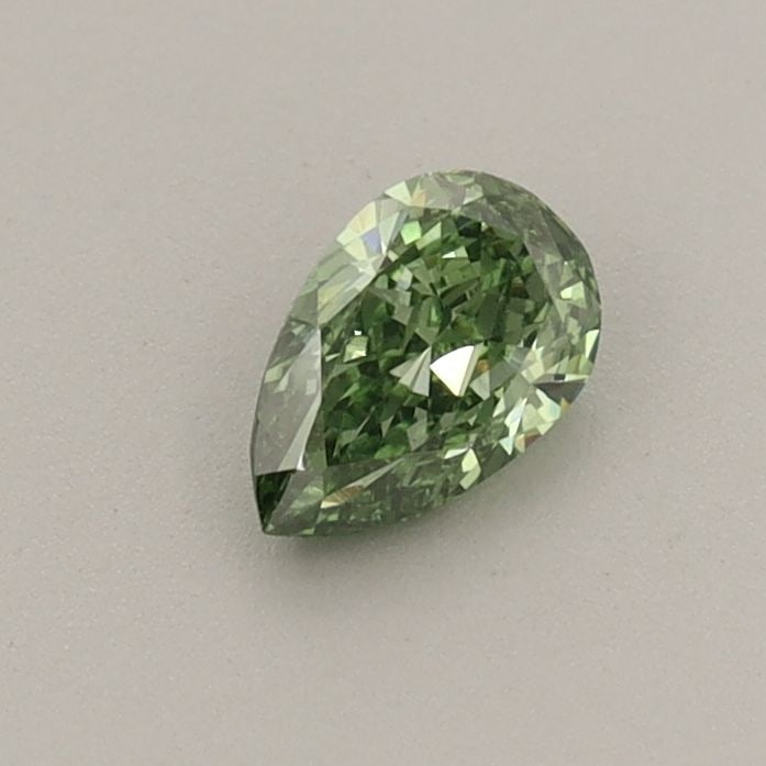 Loose Diamond - PEAR 0.34ct Fancy Vivid Green VS2: Loose Diamond - PEAR 0.34ct Fancy Vivid Green VS2 Source: This is a real non-mined Diamond that has been grown in a lab Shape: PEAR Carats: 0.34 Color: Fancy Vivid Green Certification: IGI Video: