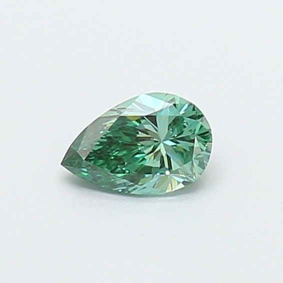 Loose Diamond - PEAR 0.32ct Fancy Vivid Green VS1: Loose Diamond - PEAR 0.32ct Fancy Vivid Green VS1 Source: This is a real non-mined Diamond that has been grown in a lab Shape: PEAR Carats: 0.32 Color: Fancy Vivid Green Certification: NONE Video:
