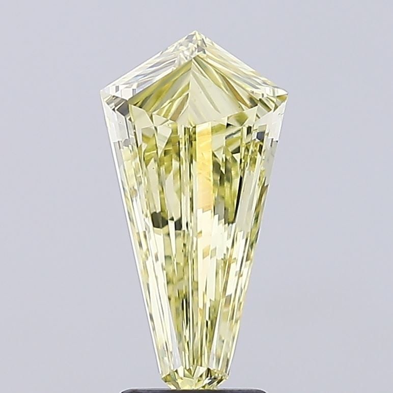 Loose Diamond - KITE 2.23ct Fancy Yellow VS1: Loose Diamond - KITE 2.23ct Fancy Yellow VS1 Source: This is a real non-mined Diamond that has been grown in a lab Shape: KITE Carats: 2.23 Color: Fancy Yellow Certification: IGI Video: