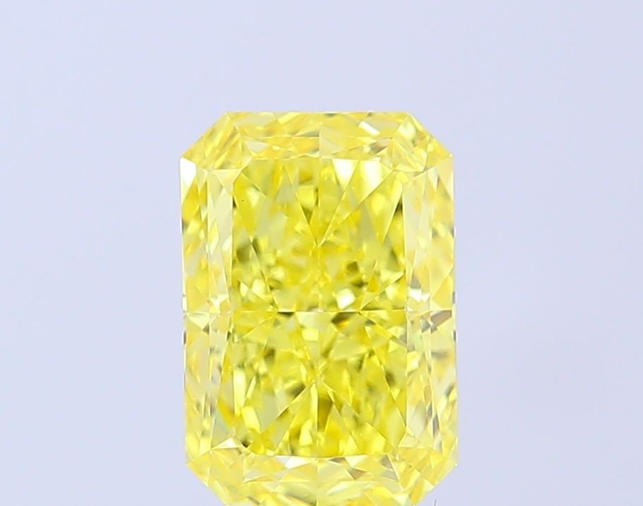 Loose Diamond - RADIANT 3.07ct Fancy Vivid Yellow VVS2: Loose Diamond - RADIANT 3.07ct Fancy Vivid Yellow VVS2 Source: This is a real non-mined Diamond that has been grown in a lab Shape: RADIANT Carats: 3.07 Color: Fancy Vivid Yellow Certification: IGI Vi