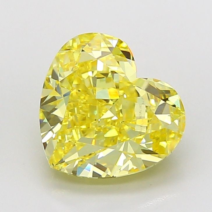 Loose Diamond - HEART 5.02ct Fancy Intense Yellow VS1: Loose Diamond - HEART 5.02ct Fancy Intense Yellow VS1 Source: This is a real non-mined Diamond that has been grown in a lab Shape: HEART Carats: 5.02 Color: Fancy Intense Yellow Certification: IGI Vid