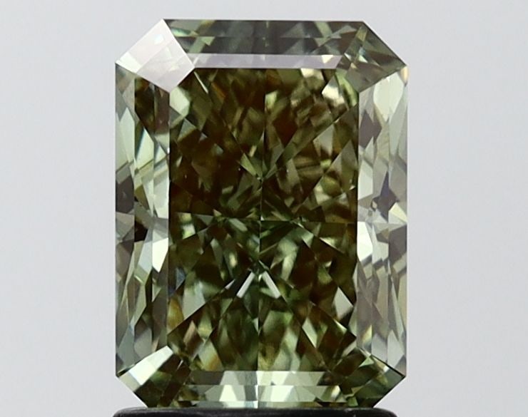 Loose Diamond - RADIANT 1.96ct Fancy Vivid Green VVS2: Loose Diamond - RADIANT 1.96ct Fancy Vivid Green VVS2 Source: This is a real non-mined Diamond that has been grown in a lab Shape: RADIANT Carats: 1.96 Color: Fancy Vivid Green Certification: IGI Vide