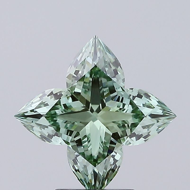 Loose Diamond - OTHER 2.86ct Fancy Vivid Green VVS2: Loose Diamond - OTHER 2.86ct Fancy Vivid Green VVS2 Source: This is a real non-mined Diamond that has been grown in a lab Shape: OTHER Carats: 2.86 Color: Fancy Vivid Green Certification: IGI Video: