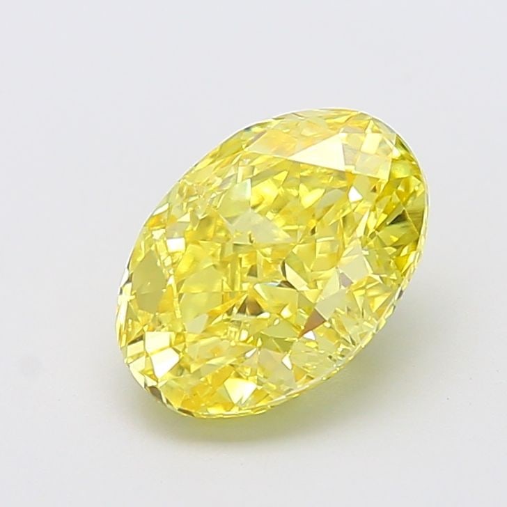 Loose Diamond - OVAL 3.52ct Fancy Vivid Yellow VS1: Loose Diamond - OVAL 3.52ct Fancy Vivid Yellow VS1 Source: This is a real non-mined Diamond that has been grown in a lab Shape: OVAL Carats: 3.52 Color: Fancy Vivid Yellow Certification: IGI Video: