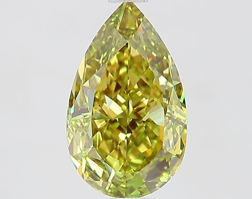 Loose Diamond - PEAR 2.0ct Fancy Vivid Green VS1: Loose Diamond - PEAR 2.0ct Fancy Vivid Green VS1 Source: This is a real non-mined Diamond that has been grown in a lab Shape: PEAR Carats: 2.0 Color: Fancy Vivid Green Certification: IGI Video: