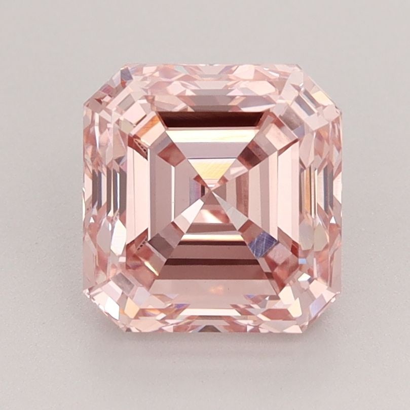 Loose Diamond - SQUARE EMERALD 2.61ct Fancy Intense Pink VS1: Loose Diamond - SQUARE EMERALD 2.61ct Fancy Intense Pink VS1 Source: This is a real non-mined Diamond that has been grown in a lab Shape: SQUARE EMERALD Carats: 2.61 Color: Fancy Intense Pink Certific