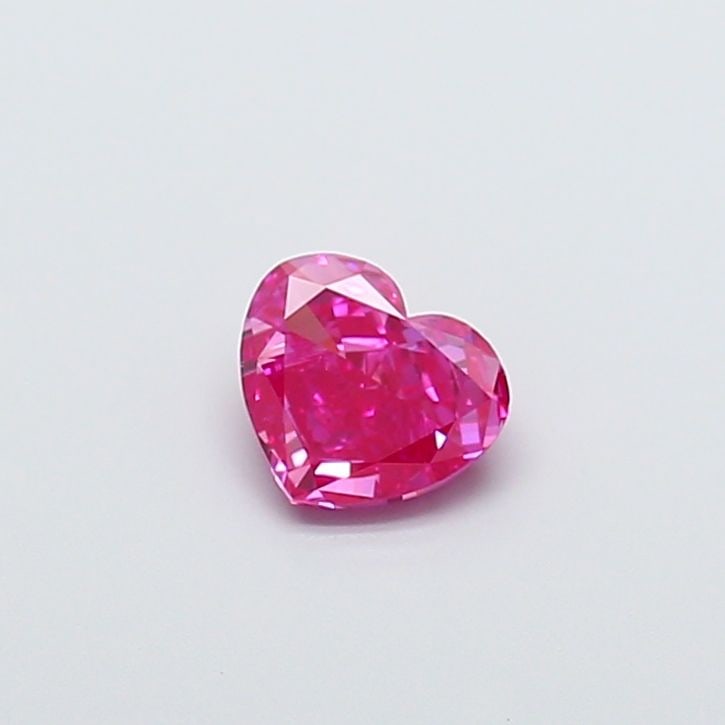 Loose Diamond - HEART 0.51ct Fancy Vivid Pink VS1: Loose Diamond - HEART 0.51ct Fancy Vivid Pink VS1 Source: This is a real non-mined Diamond that has been grown in a lab Shape: HEART Carats: 0.51 Color: Fancy Vivid Pink Certification: NONE Video: