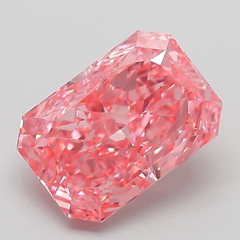 Loose Diamond - RADIANT 2.08ct Fancy Vivid Pink VVS2: Loose Diamond - RADIANT 2.08ct Fancy Vivid Pink VVS2 Source: This is a real non-mined Diamond that has been grown in a lab Shape: RADIANT Carats: 2.08 Color: Fancy Vivid Pink Certification: IGI The Di