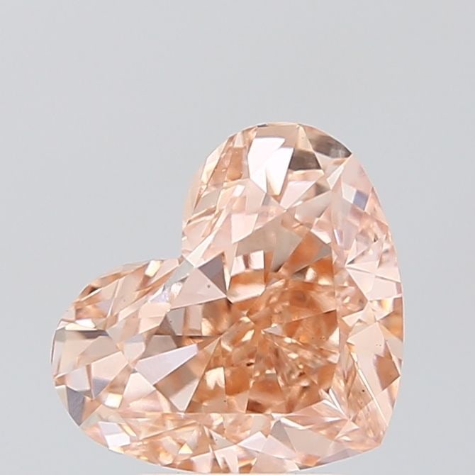 Loose Diamond - HEART 3.06ct Fancy Light Brown VS1: Loose Diamond - HEART 3.06ct Fancy Light Brown VS1 Source: This is a real non-mined Diamond that has been grown in a lab Shape: HEART Carats: 3.06 Color: Fancy Light Brown Certification: IGI Video: