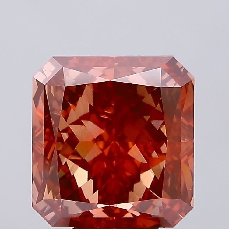 Loose Diamond - SQUARE RADIANT 9.01ct Fancy Vivid Red VS1 (1 of 1)