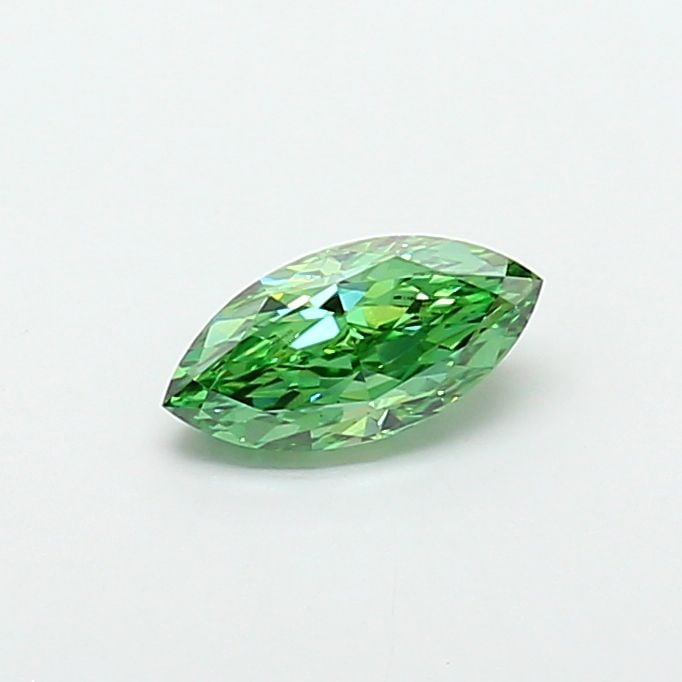 Loose Diamond - MARQUISE 1.34ct Fancy Vivid Green VS1: Loose Diamond - MARQUISE 1.34ct Fancy Vivid Green VS1 Source: This is a real non-mined Diamond that has been grown in a lab Shape: MARQUISE Carats: 1.34 Color: Fancy Vivid Green Certification: IGI Vid