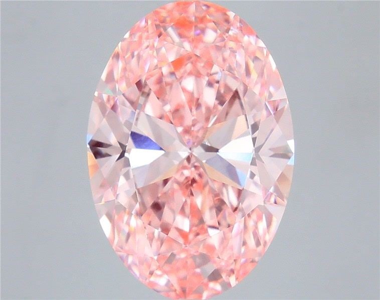 Loose Diamond - OVAL 10.04ct Fancy Vivid Pink VVS2: Loose Diamond - OVAL 10.04ct Fancy Vivid Pink VVS2 Source: This is a real non-mined Diamond that has been grown in a lab Shape: OVAL Carats: 10.04 Color: Fancy Vivid Pink Certification: IGI Video: