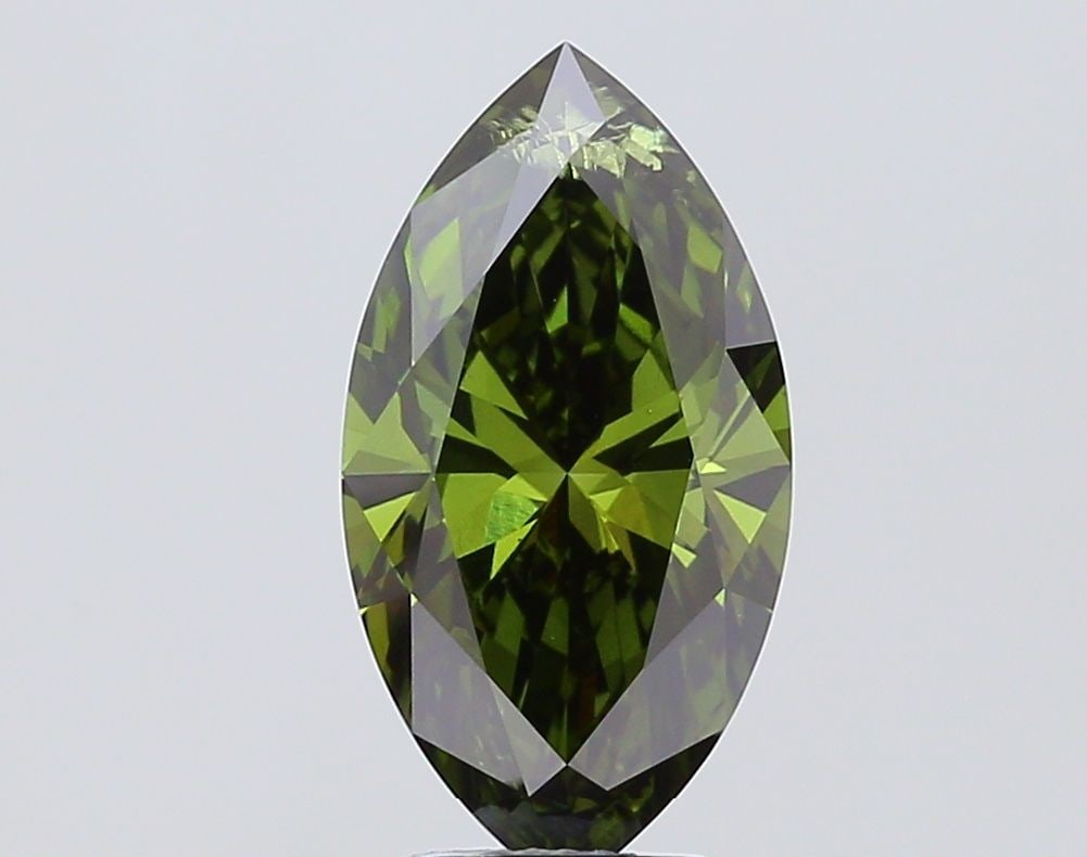 Loose Diamond - MARQUISE 3.01ct Fancy Deep Green SI2: Loose Diamond - MARQUISE 3.01ct Fancy Deep Green SI2 Source: This is a real non-mined Diamond that has been grown in a lab Shape: MARQUISE Carats: 3.01 Color: Fancy Deep Green Certification: IGI The D