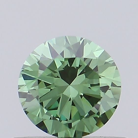 Loose Diamond - ROUND 0.43ct Fancy Vivid Green VVS2: Loose Diamond - ROUND 0.43ct Fancy Vivid Green VVS2 Source: This is a real non-mined Diamond that has been grown in a lab Shape: ROUND Carats: 0.43 Color: Fancy Vivid Green Certification: IGI Video: