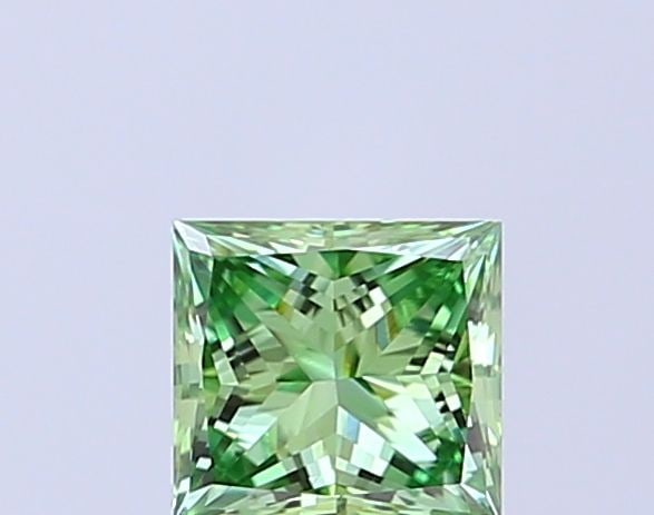 Loose Diamond - PRINCESS 0.77ct Fancy Vivid Green VVS2: Loose Diamond - PRINCESS 0.77ct Fancy Vivid Green VVS2 Source: This is a real non-mined Diamond that has been grown in a lab Shape: PRINCESS Carats: 0.77 Color: Fancy Vivid Green Certification: IGI Vi