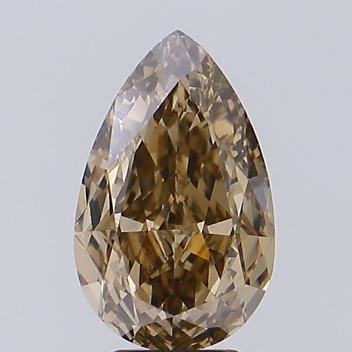 Loose Diamond - PEAR 3.2ct Fancy Brown VS1 (1 of 1)