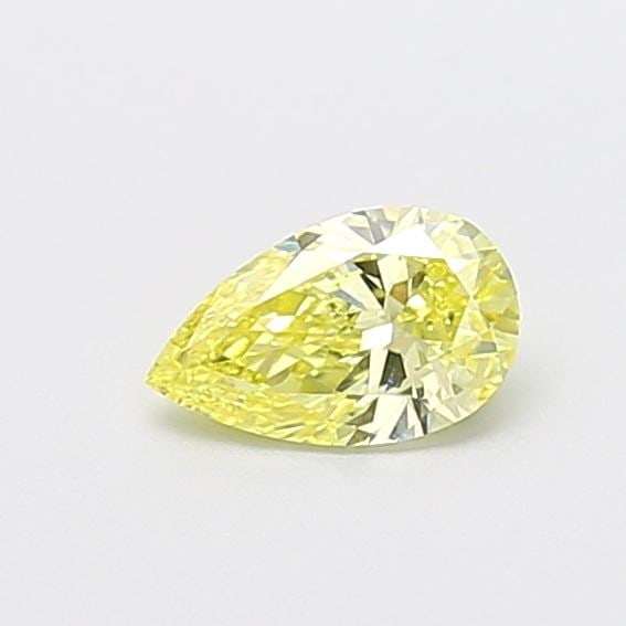 Loose Diamond - PEAR 0.5ct Fancy Intense Yellow VS1: Loose Diamond - PEAR 0.5ct Fancy Intense Yellow VS1 Source: This is a real non-mined Diamond that has been grown in a lab Shape: PEAR Carats: 0.5 Color: Fancy Intense Yellow Certification: IGI Video:
