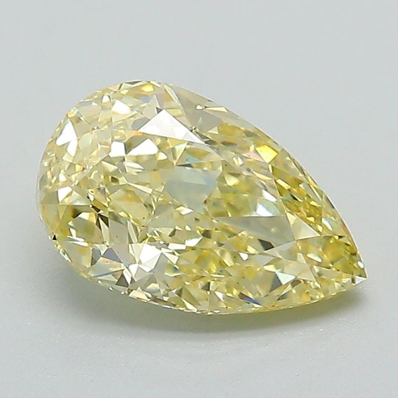 Loose Diamond - PEAR 1.52ct Fancy Intense Yellow VS1: Loose Diamond - PEAR 1.52ct Fancy Intense Yellow VS1 Source: This is a real non-mined Diamond that has been grown in a lab Shape: PEAR Carats: 1.52 Color: Fancy Intense Yellow Certification: IGI Video