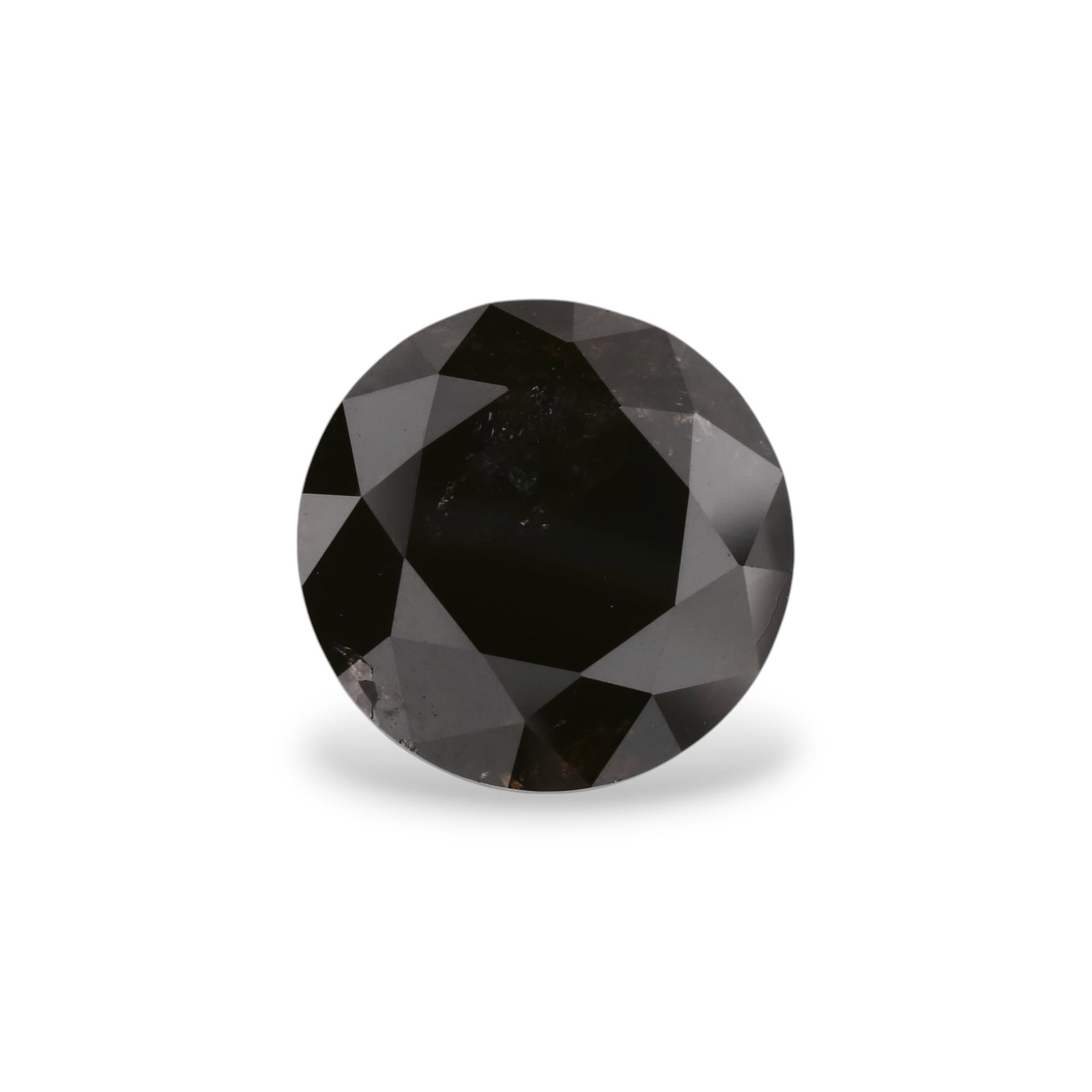 Loose Diamond - ROUND 4.96ct Fancy Black VVS2 (1 of 1)