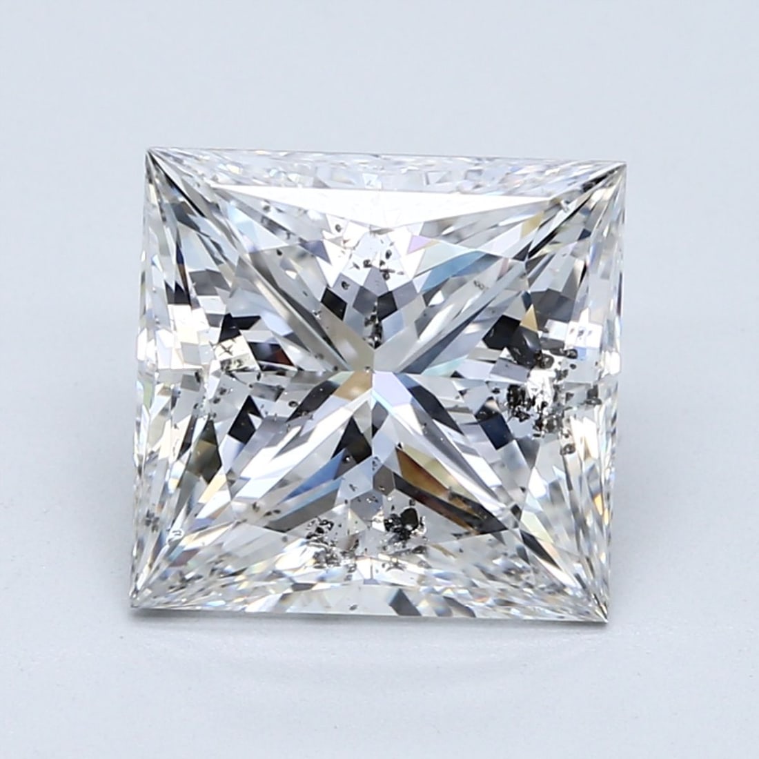 Loose Diamond - PRINCESS 5.43ct F SI2: Loose Diamond - PRINCESS 5.43ct F SI2 Source: Natural Shape: PRINCESS Carats: 5.43 Color: F Clarity: SI2 Certification: HRD Video: