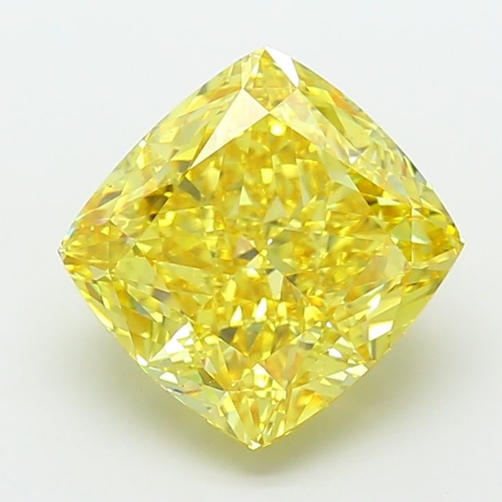 Loose Diamond - CUSHION MODIFIED 10.04ct Fancy Vivid Yellow VS1: Loose Diamond - CUSHION MODIFIED 10.04ct Fancy Vivid Yellow VS1 Source: This is a real non-mined Diamond that has been grown in a lab Shape: CUSHION MODIFIED Carats: 10.04 Color: Fancy Vivid Yellow Ce