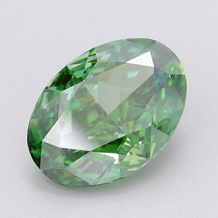 Loose Diamond - OVAL 2.0ct Fancy Vivid Green VVS2: Loose Diamond - OVAL 2.0ct Fancy Vivid Green VVS2 Source: This is a real non-mined Diamond that has been grown in a lab Shape: OVAL Carats: 2.0 Color: Fancy Vivid Green Certification: IGI Video: