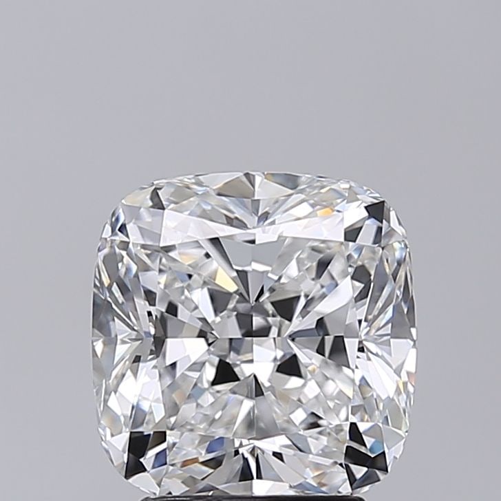 Loose Diamond - CUSHION BRILLIANT 3.02ct F VVS2: Loose Diamond - CUSHION BRILLIANT 3.02ct F VVS2 Source: This is a real non-mined Diamond that has been grown in a lab Shape: CUSHION BRILLIANT Carats: 3.02 Color: F Clarity: VVS2 Certification: NONE T