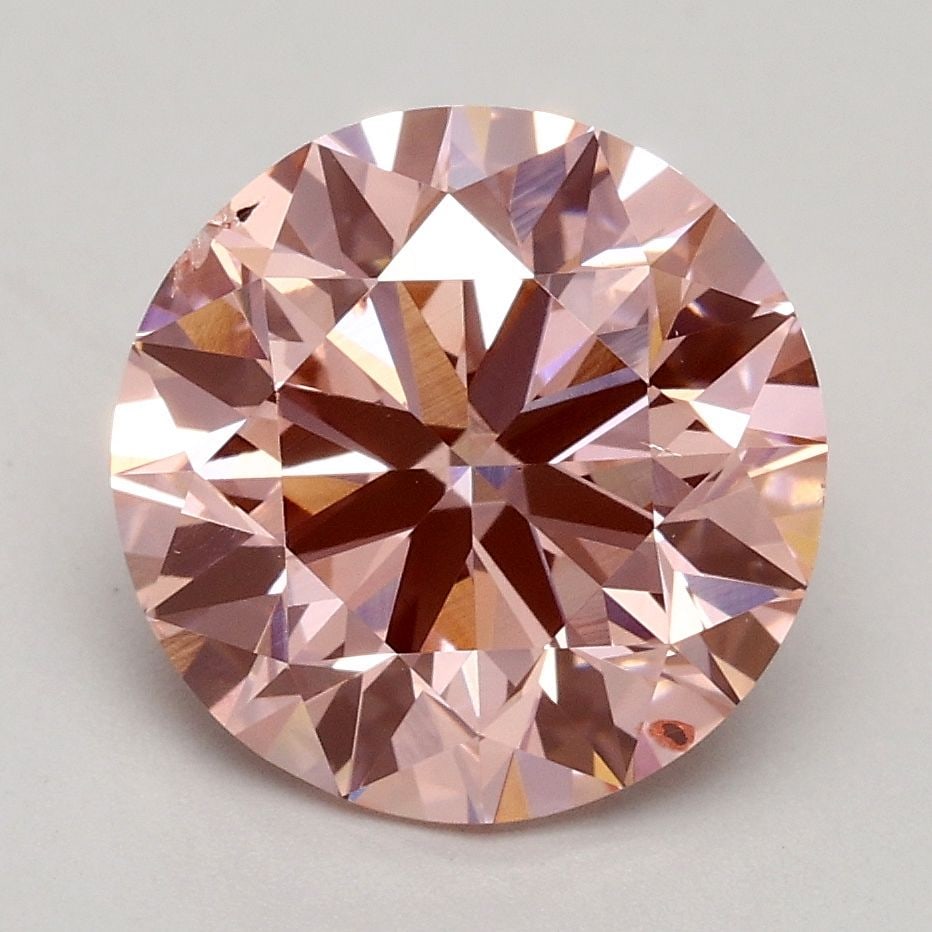 Loose Diamond - ROUND 2.5ct Fancy Intense Pink SI1: Loose Diamond - ROUND 2.5ct Fancy Intense Pink SI1 Source: This is a real non-mined Diamond that has been grown in a lab Shape: ROUND Carats: 2.5 Color: Fancy Intense Pink Certification: IGI Video: