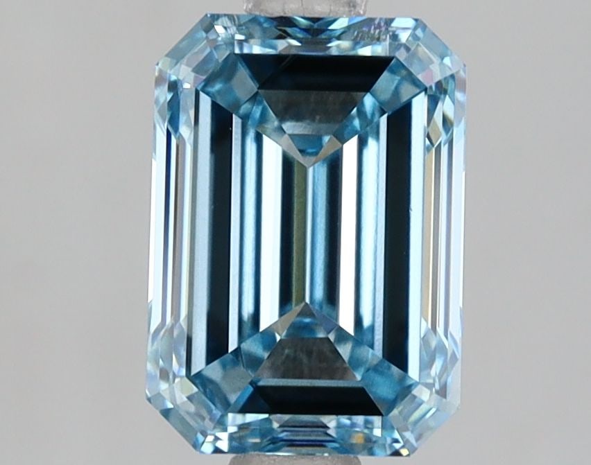 Loose Diamond - EMERALD 1.93ct Fancy Intense Blue VS2: Loose Diamond - EMERALD 1.93ct Fancy Intense Blue VS2 Source: This is a real non-mined Diamond that has been grown in a lab Shape: EMERALD Carats: 1.93 Color: Fancy Intense Blue Certification: IGI