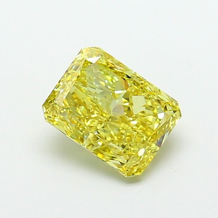 Loose Diamond - RADIANT 4.2ct Fancy Intense Yellow VS1: Loose Diamond - RADIANT 4.2ct Fancy Intense Yellow VS1 Source: This is a real non-mined Diamond that has been grown in a lab Shape: RADIANT Carats: 4.2 Color: Fancy Intense Yellow Certification: IGI V
