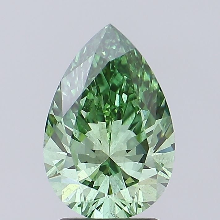 Loose Diamond - PEAR 2.51ct Fancy Vivid Green SI1: Loose Diamond - PEAR 2.51ct Fancy Vivid Green SI1 Source: This is a real non-mined Diamond that has been grown in a lab Shape: PEAR Carats: 2.51 Color: Fancy Vivid Green Certification: IGI Video:
