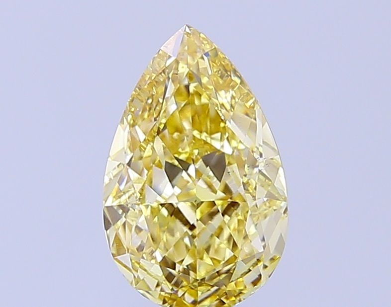 Loose Diamond - PEAR 2.09ct Fancy Yellow VS1: Loose Diamond - PEAR 2.09ct Fancy Yellow VS1 Source: This is a real non-mined Diamond that has been grown in a lab Shape: PEAR Carats: 2.09 Color: Fancy Yellow Certification: IGI Video: