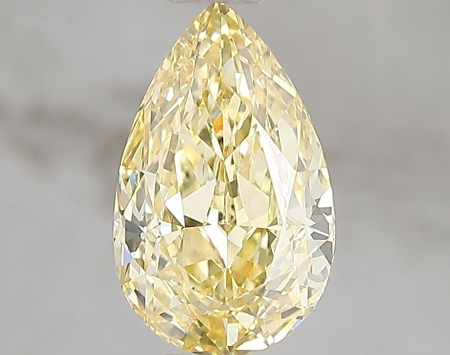 Loose Diamond - PEAR 1.51ct Fancy Intense Yellow VVS2: Loose Diamond - PEAR 1.51ct Fancy Intense Yellow VVS2 Source: This is a real non-mined Diamond that has been grown in a lab Shape: PEAR Carats: 1.51 Color: Fancy Intense Yellow Certification: IGI Vide