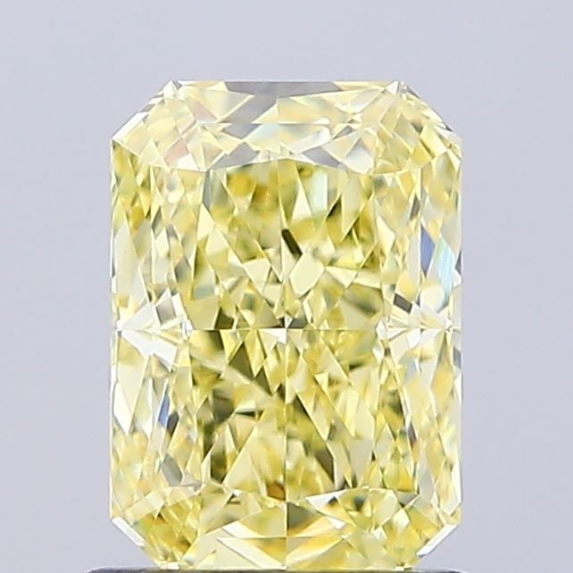 Loose Diamond - RADIANT 1.13ct Fancy Intense Yellow VVS2: Loose Diamond - RADIANT 1.13ct Fancy Intense Yellow VVS2 Source: This is a real non-mined Diamond that has been grown in a lab Shape: RADIANT Carats: 1.13 Color: Fancy Intense Yellow Certification: IG
