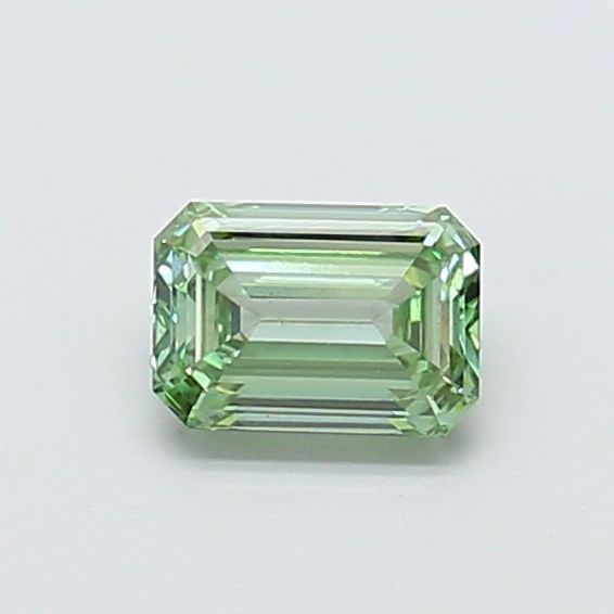 Loose Diamond - EMERALD 1.01ct Fancy Vivid Green VS1: Loose Diamond - EMERALD 1.01ct Fancy Vivid Green VS1 Source: This is a real non-mined Diamond that has been grown in a lab Shape: EMERALD Carats: 1.01 Color: Fancy Vivid Green Certification: IGI Video