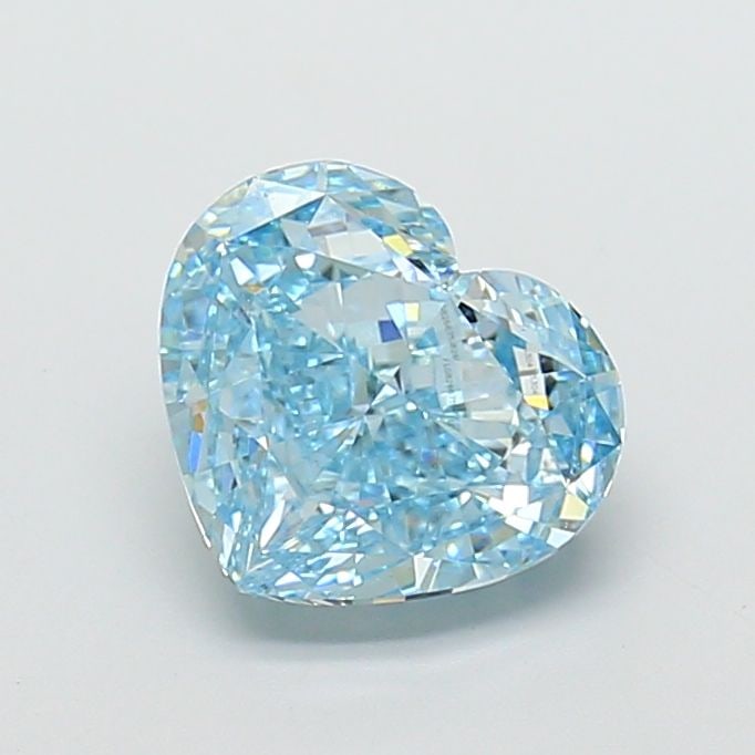 Loose Diamond - HEART 4.03ct Fancy Vivid Blue VVS2: Loose Diamond - HEART 4.03ct Fancy Vivid Blue VVS2 Source: This is a real non-mined Diamond that has been grown in a lab Shape: HEART Carats: 4.03 Color: Fancy Vivid Blue Certification: IGI Video: