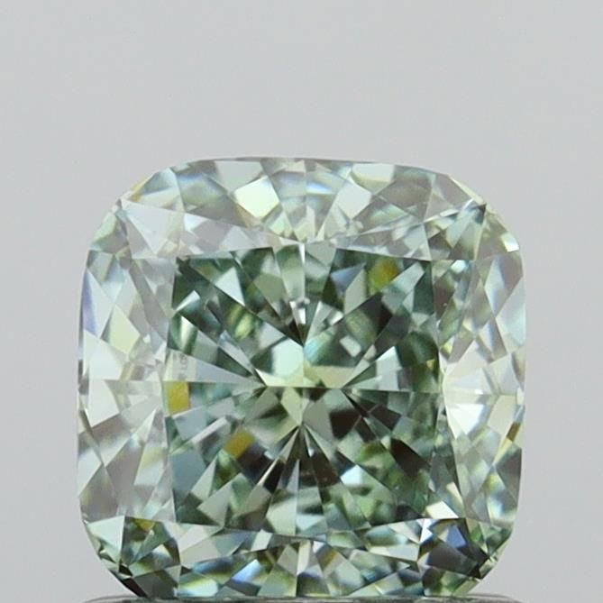 Loose Diamond - CUSHION MODIFIED 1.07ct Fancy Vivid Green VVS1: Loose Diamond - CUSHION MODIFIED 1.07ct Fancy Vivid Green VVS1 Source: This is a real non-mined Diamond that has been grown in a lab Shape: CUSHION MODIFIED Carats: 1.07 Color: Fancy Vivid Green Certi