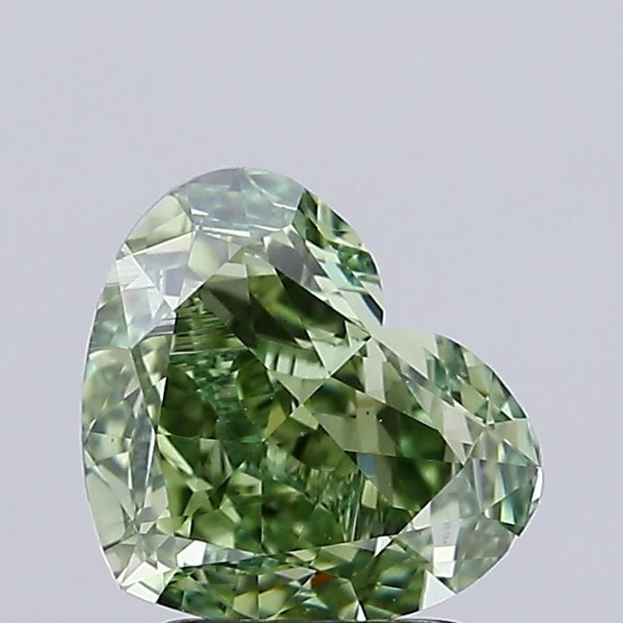 Loose Diamond - HEART 2.19ct Fancy Vivid Green VS1: Loose Diamond - HEART 2.19ct Fancy Vivid Green VS1 Source: This is a real non-mined Diamond that has been grown in a lab Shape: HEART Carats: 2.19 Color: Fancy Vivid Green Certification: IGI Video: